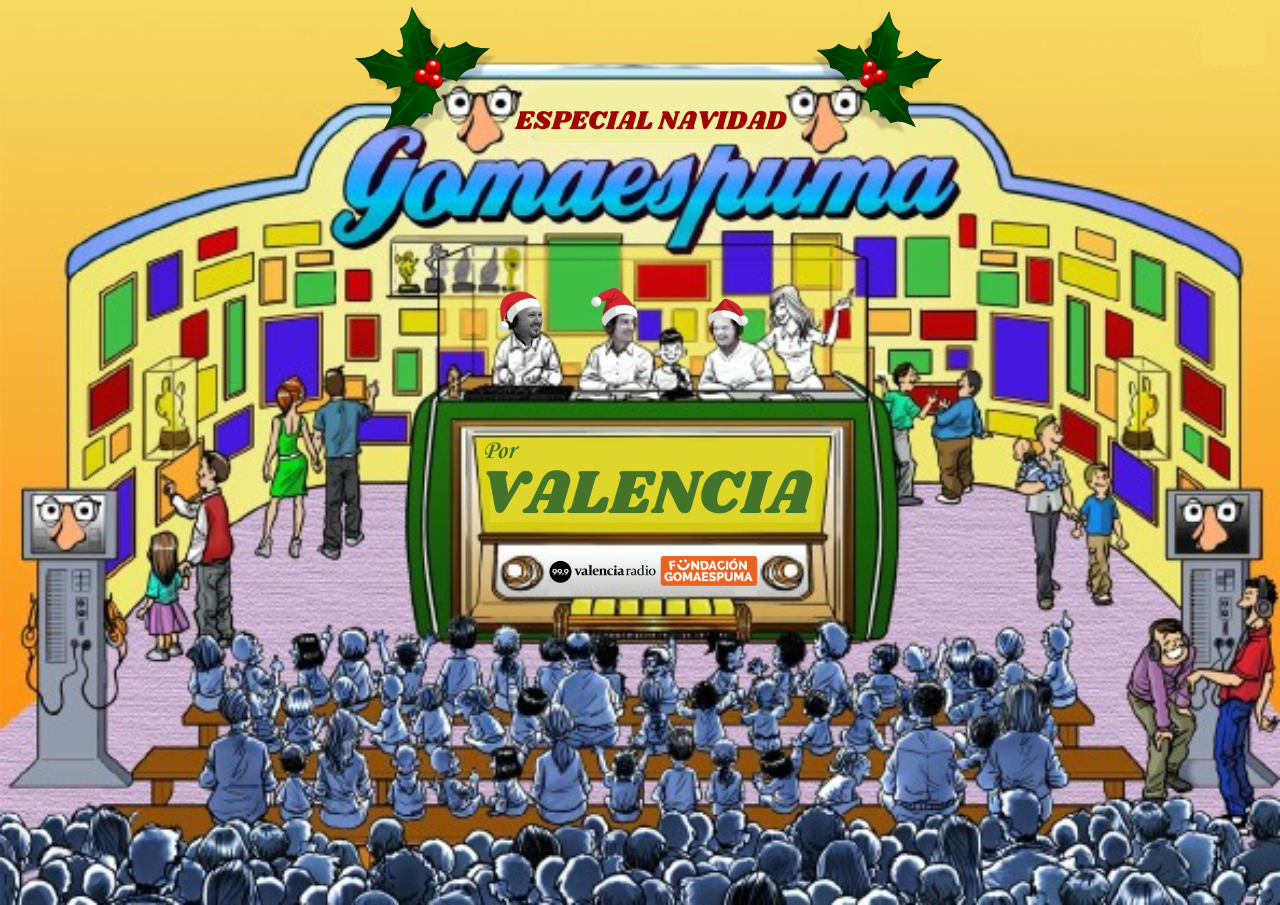 Gomaespuma con Valencia en Navidad- 2024